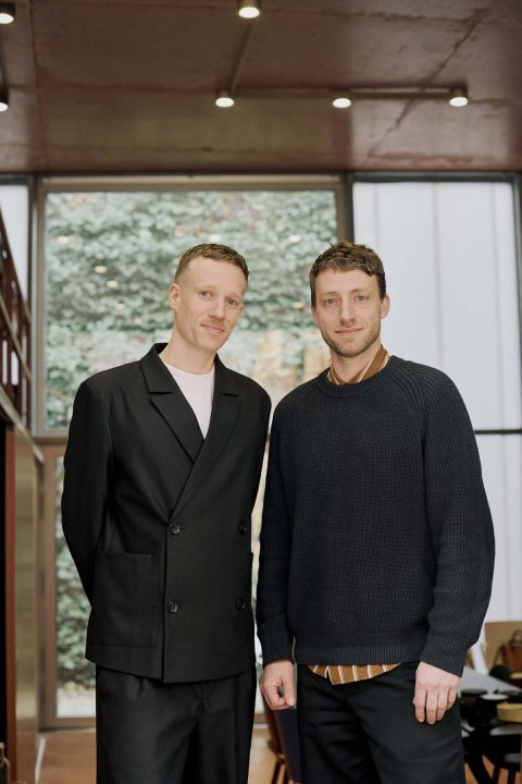 Porträt der Designer Geckeler Michels, Entwickler des MAP Leuchtensystems.